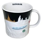 Starbucks Bangkok Thailand Mug with Box Raised Relief 16oz Coffee Cup