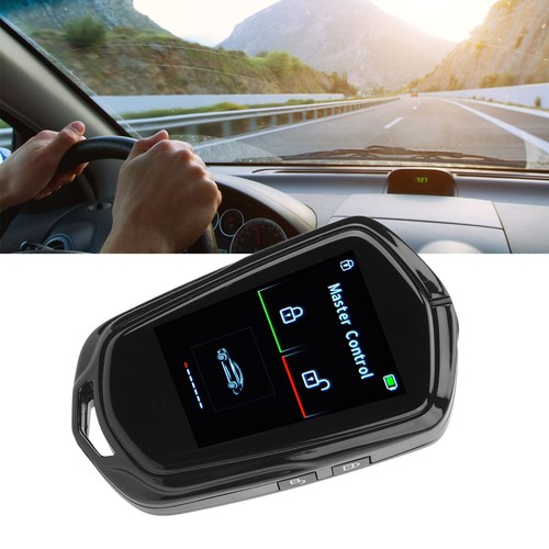 LCD Touch Screen Smart Key Anti Lost Car Key for One Click Start Car Black - Picture 6 of 12