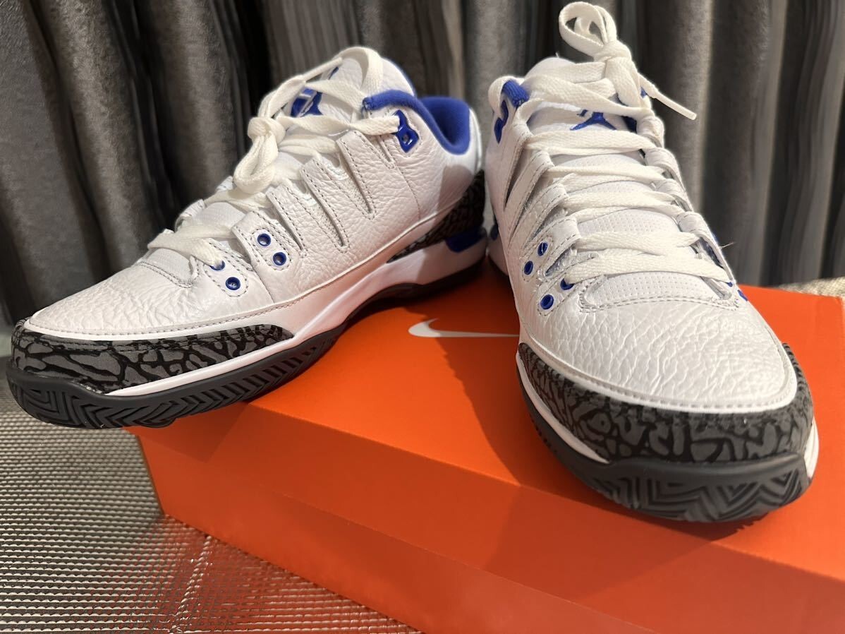 US7.5 Nike Zoom Vapor Air Jordan 3 Racer Blue DV9367 100