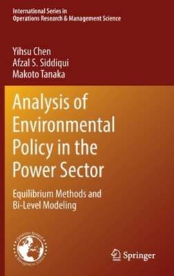 Analysis of Environmental Policy in the Power Sector: Equilibrium Methods and Bi