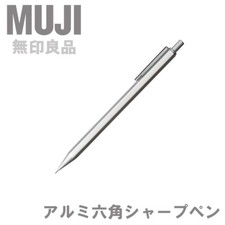 MUJI Aluminum Hexagonal Mechanical Pencil 0.5mm Made in Japan