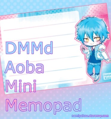 DRAMAtical Murder Aoba Mini Memopad, Kawaii DMMd Note Pad Seragaki Aoba