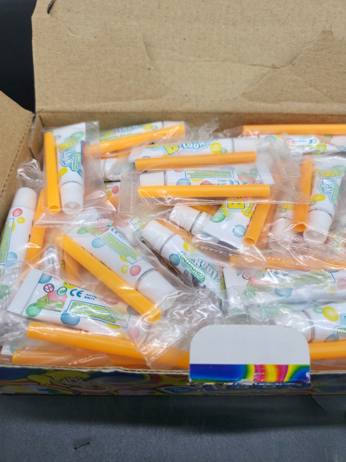 Colorful BLoon Plastic Blow Up Balloons Case Of 60 See Description