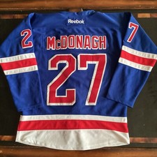 NY Rangers McDonagh Jersey size 50 Reebok CCM XL Canada NHL HOCKEY FIGHT STRAP