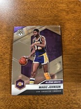 2020-21 Panini Mosaic Magic Johnson All-Time Greats Base #288 Lakers B6