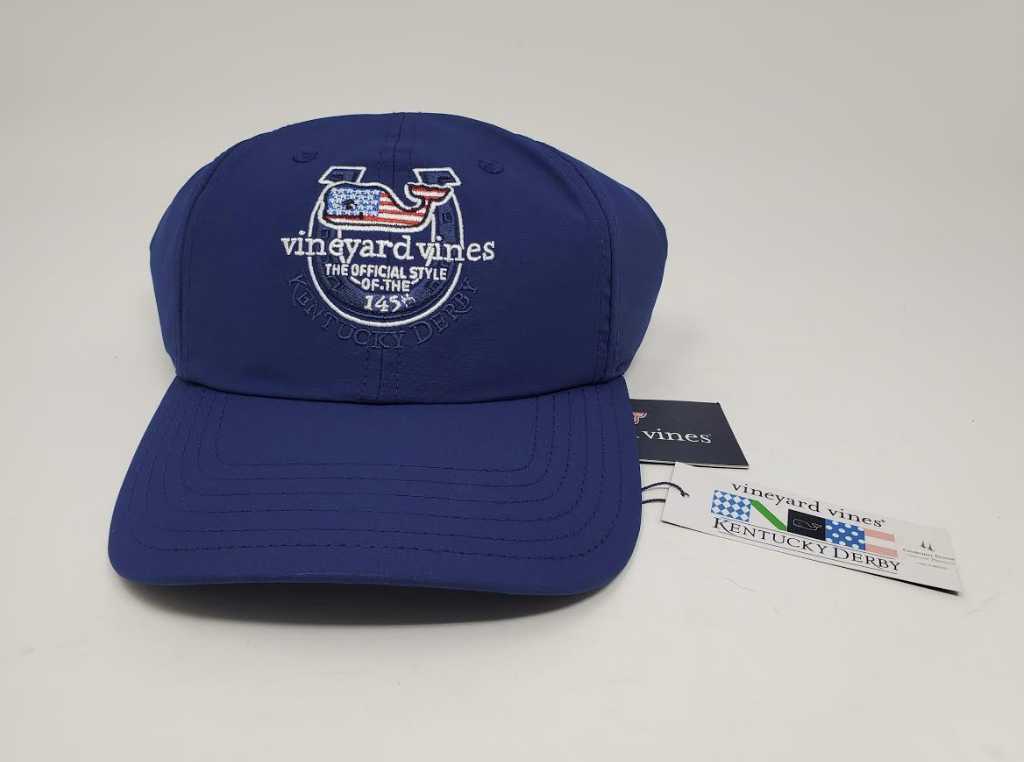 Vineyard Vines 145th Kentucky derby hat brand new VINEYARD VINES Hat KENTUCKY DERBY 145th White Embroidered  main image 4