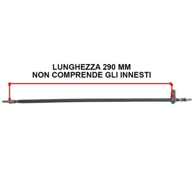 JCSPARES Resistenza Lineare 320 W / 290 mm / 115 V per Fornetto Universale