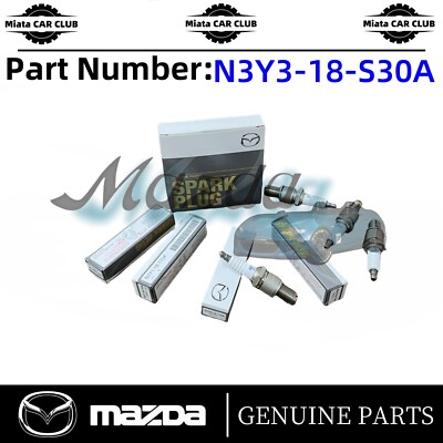 Genuine Mazda Rx8 Spark Plug Set OE OEM N3y3-18-s30a-9u for
