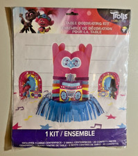 DreamWorks-Unique Trolls World Tour Table Decorating Kit - Sealed New Condition 