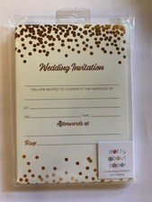 Wedding Invitations with envelopes 10 pack