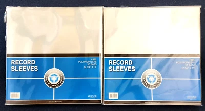 CSP 100 PLASTIC OUTER SLEEVES 🔥VINYL RECORD LP ALBUM PLASTIC COVERS 4 MIL