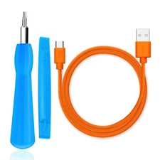 CYJJZQ Replacement Ring Doorbell Blue Screwdriver T6 T15 & Orange Charger Cha...
