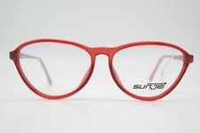Vintage Sunglasses Sunjet By CARRERA 5290 Red Multicolor Oval Eyeglass Frame