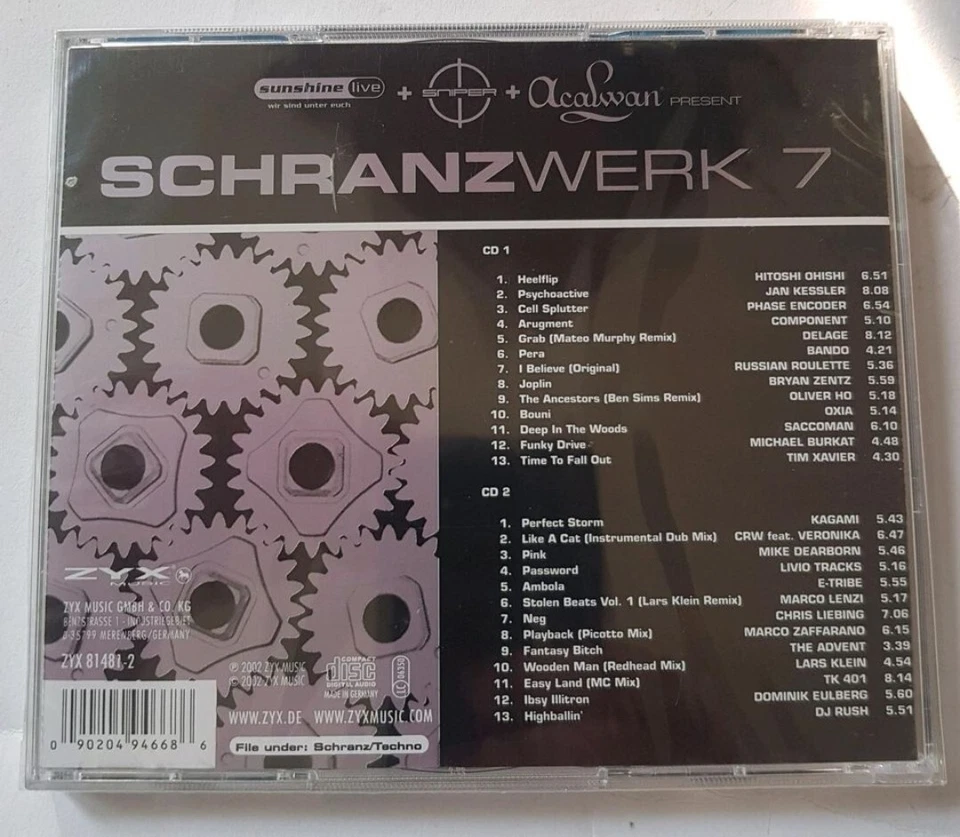 Schranzwerk vol. 7 die CD ist Neu & OVP in Folie verschweißt - Bild 2 von 2