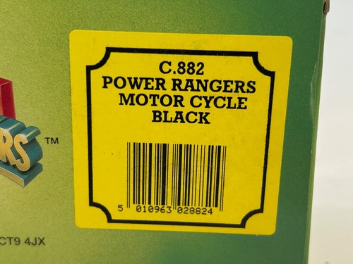 Scalextric C882 Power Rangers Motorcycle (Black) 1/32 scale slot car NIB - Picture 2 of 4