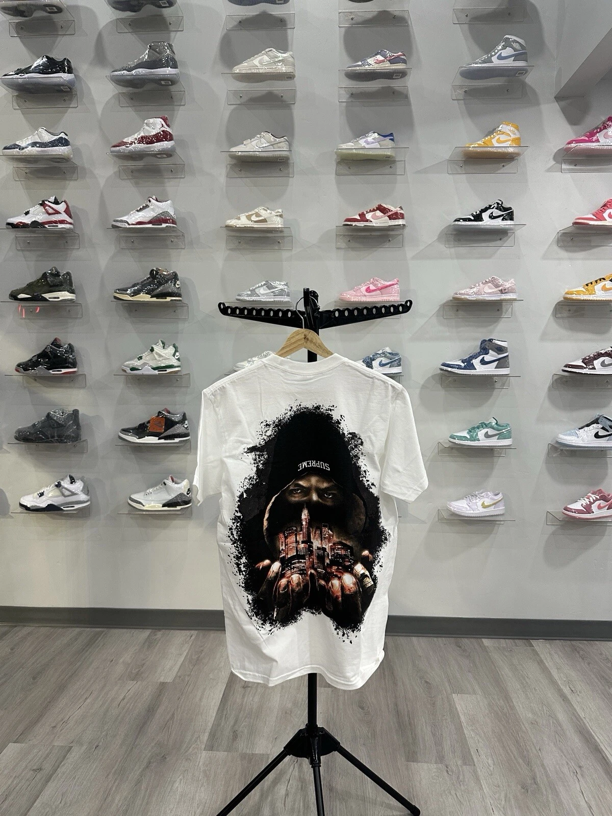 Tee shirt blanc Supreme Fighter neuf taille S