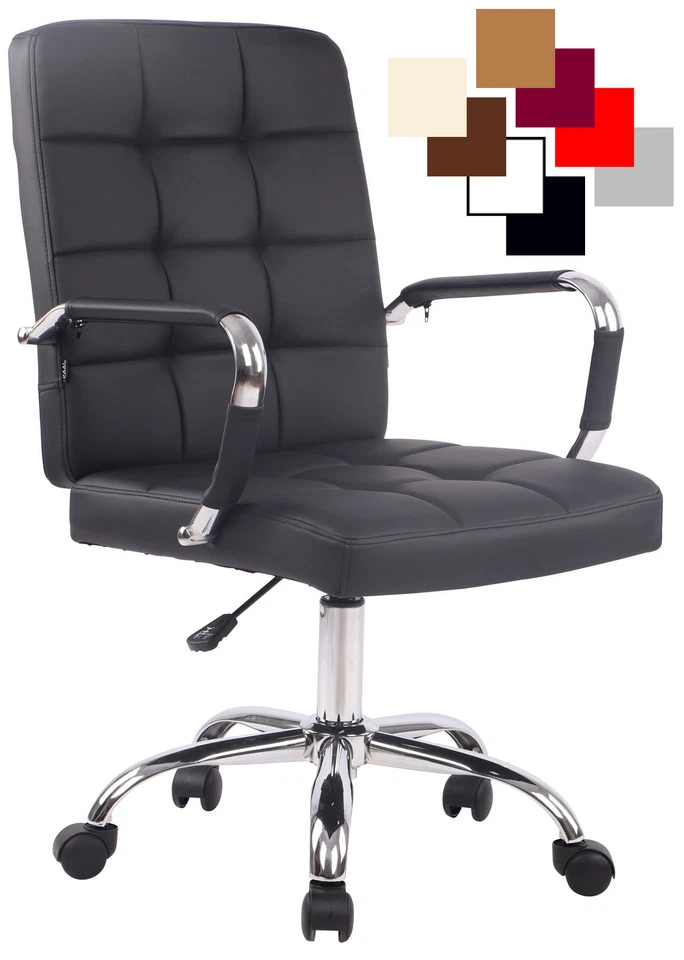 Bürostuhl Deli PRO Kunstleder Schreibtischstuhl Drehstuhl Bürosessel Lehnstuhl - Bild 1 von 1