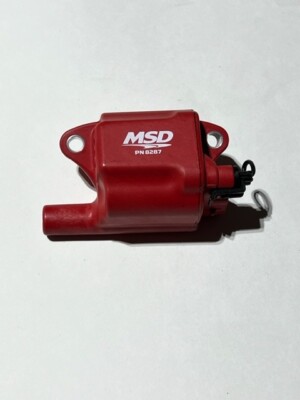 MSD IGNITION COIL 8287 - PRO POWER SERIES - GM LS2/LS7 ENGINES - RED