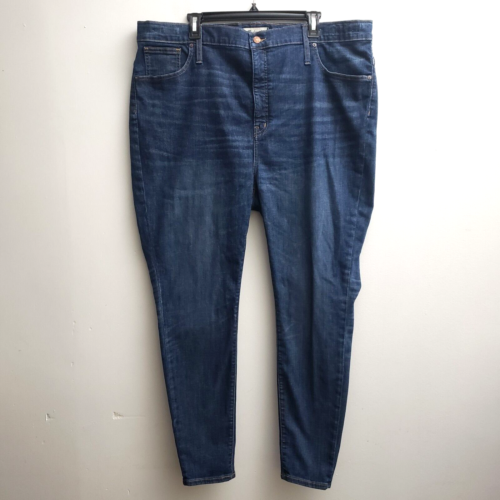 Madewell 10" High Rise Skinny Jeans Women's Size 36 Blue Dark Wash Jegging Ankle