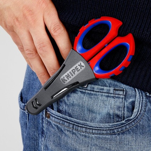 NEW IMPROVED - Knipex 160mm INOX Electricians Workshop Shears Scissors 950510SB - Picture 5 of 12