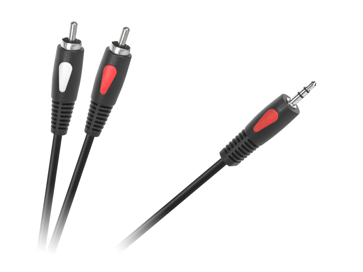 5901890014878 Кабель wtyk jack 35 - 2RCA 10 м Cabletech Eco-Line Cabletech 2990₽