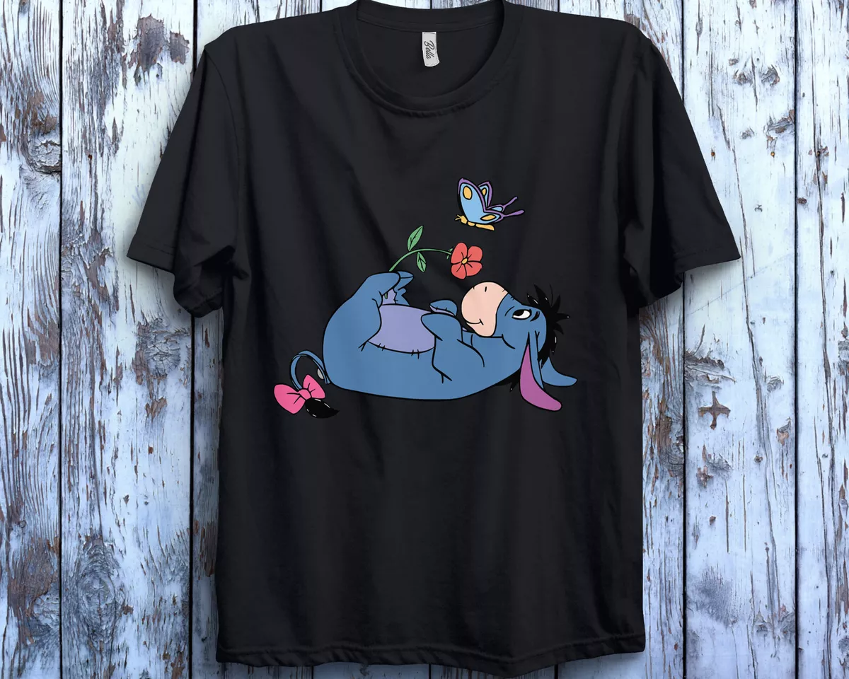 Disney Eeyore Butterfly Winnie The Pooh Shirt Unisex Adult Shirt Kid Tee  592427 | eBay