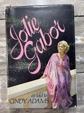 1975 Vintage Memoir Biography Book "Jolie Gabor as Told by Cindy Adams"