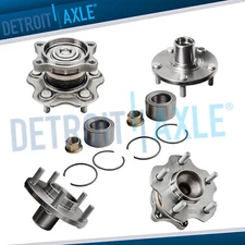 Front Rear Wheel Bearing Hub Assembly for 04-08 Nissan Maxima 02-06 Altima 3.5L