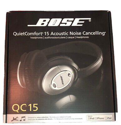 Bose QuietComfort 15 (QC-15) Noise Cancelling Headphones. Complete with  box!! 🎧 | eBay