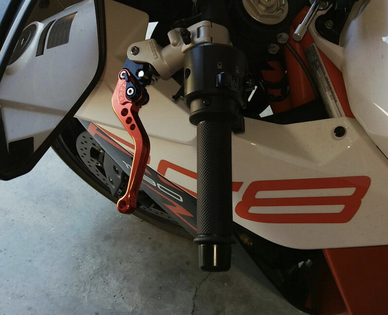 Leviers frein et embrayage réglables à 6 positions pour KTM RC8 R 2009-2016