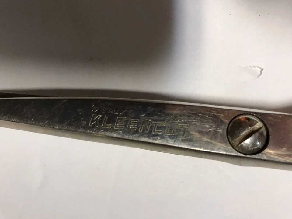 “Vintage Pinking Shears Kleencut Deluxe Scissors USA 1950's - 60's - Image 2 of 4
