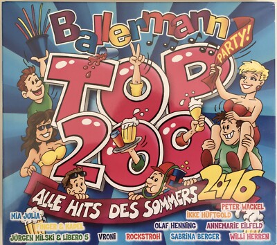 Ballermann Top 200-Alle Hits Des Sommers 2016 | CD | NEU