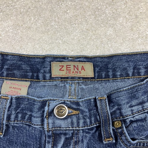 Zena Womens Size 10P Classic Y2K Denim Blue Jeans - Picture 7 of 9