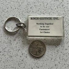 Koch-Glitsch Inc Customers First Choice Keychain Key Ring #46606