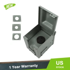 30 Amp 250 Volt 6-30R EV/Welding Power Outlet Box Enclosed Lockable Weatherproof