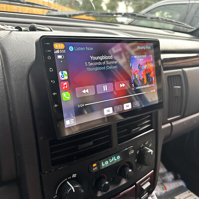 For Jeep Grand Cherokee 1999-2004 9'' Apple Carplay Car Stereo Radio Android Navi