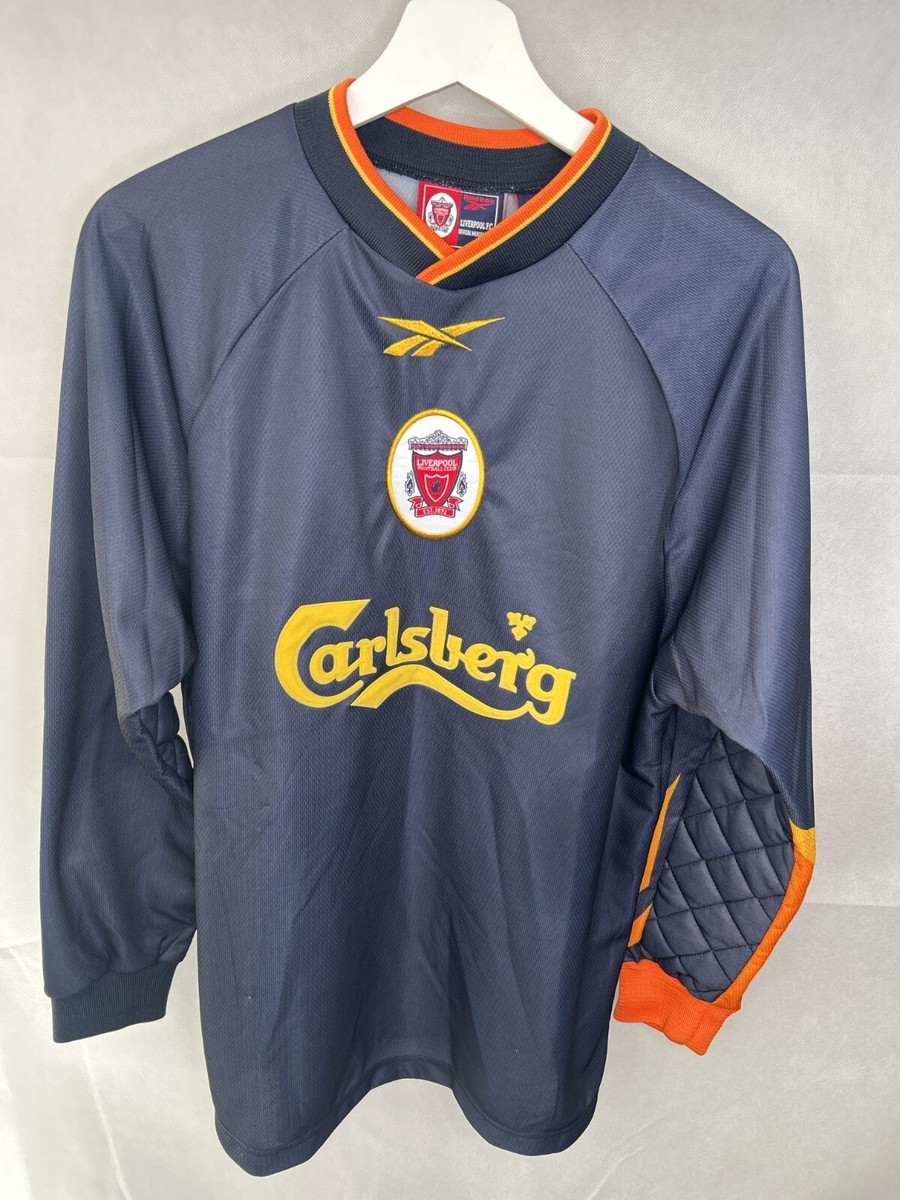 Maillot Liverpool Domicile Gardien 1998-2000 Reebok Taille L - Occasion Bon état
