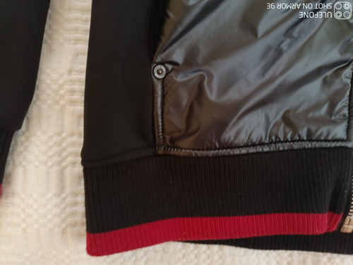 *WOW Mens DSQUARED2 Designer Stylish Biker Black Red Logos Cotton Nylon Jacket M - Picture 6 of 24