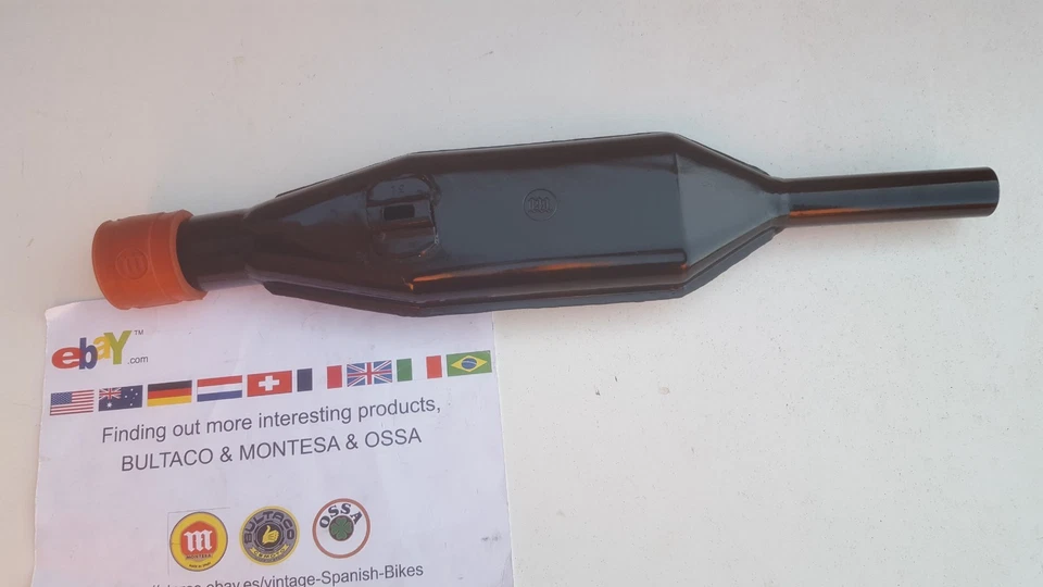 ESCAPE MONTESA COTA 247 EXHAUT SECCIÓN MEDIA NUEVO SILENCIADOR MONTESA COTA 247 SILENCIO Foto 3 de 4