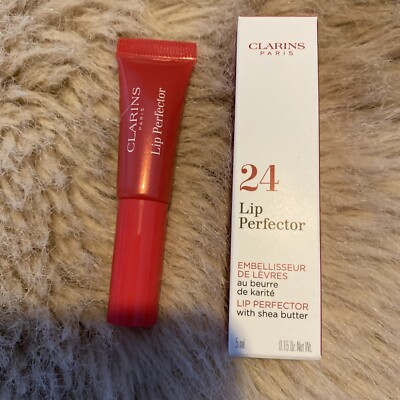 CLARINS Natural Lip Perfector 24 Soft Fuchsia Glow 5ml Neu in OVP 