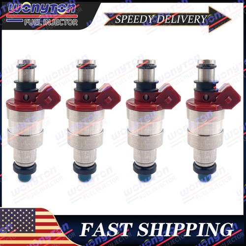 Set 4 Fuel Injectors A46000001 For Nissan RB20DET SKYLINE 180SX 200SX