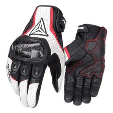 New Motorcycle Racing Gloves Men Leather Gloves Summer Breathable Motorbike Guan