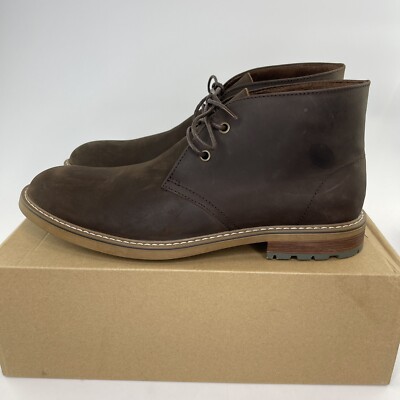 Arkbird Brown Leathter Chukka Boots Men's Sz 12 | eBay