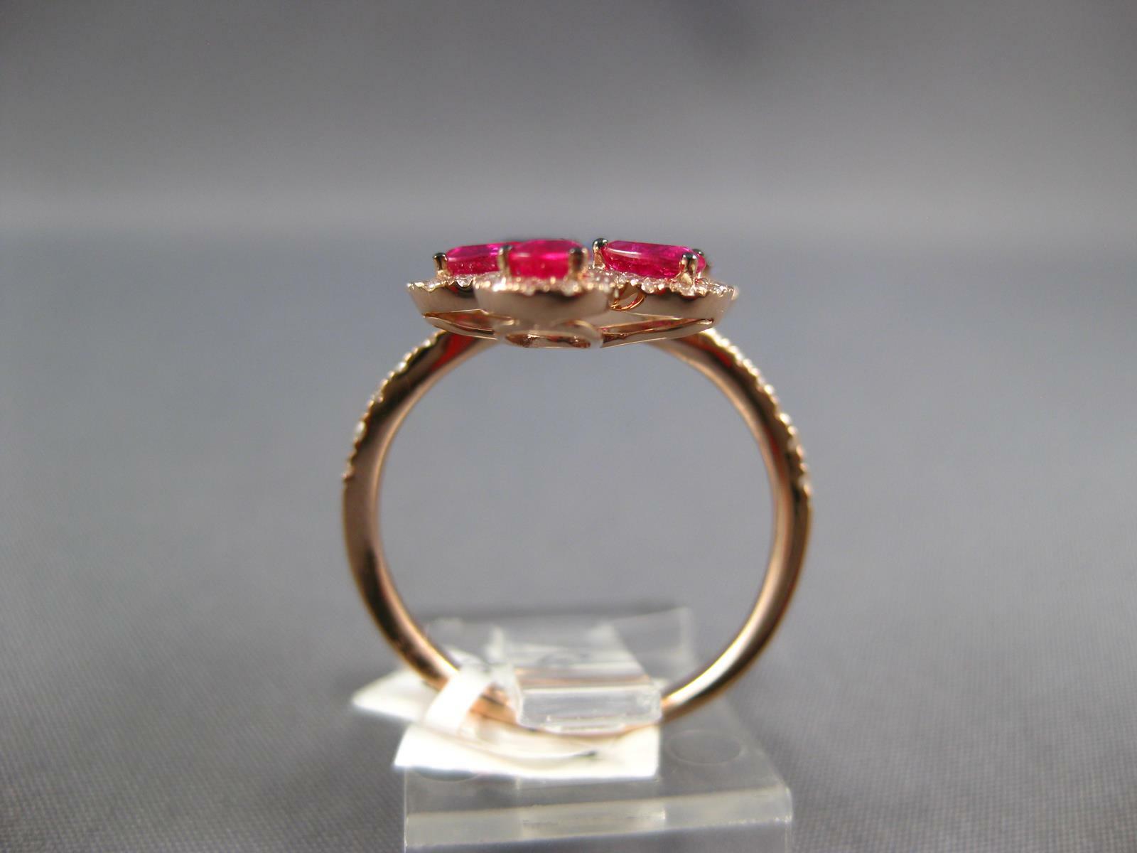 LARGE 1.73CT DIAMOND AAA RUBY & AAA SAPPHIRE 14K … - image 7