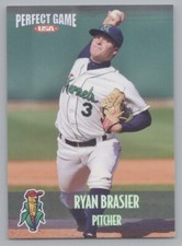 Ryan Brasier 2008 Perfect Game Cedar Rapids Kernels Angels Minor League 