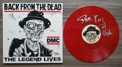 DMC Signed Back From The Dead Vinyl Record RSD RUN DMC Hip Hop Rap LEGEND RAD