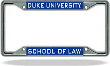 Duke LAW License Plate Frame