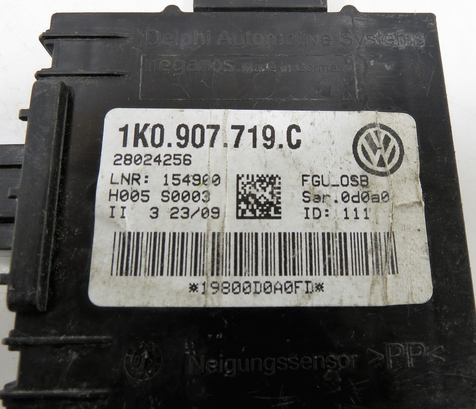 1K0907530AA Audi VW Genuine Delphi Alarm Control Module Unit | eBay ...