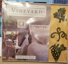 STAMPABILITY VINEYARD INTERIOR DECORATING EFFECTS W/STAMPS  BOOK
