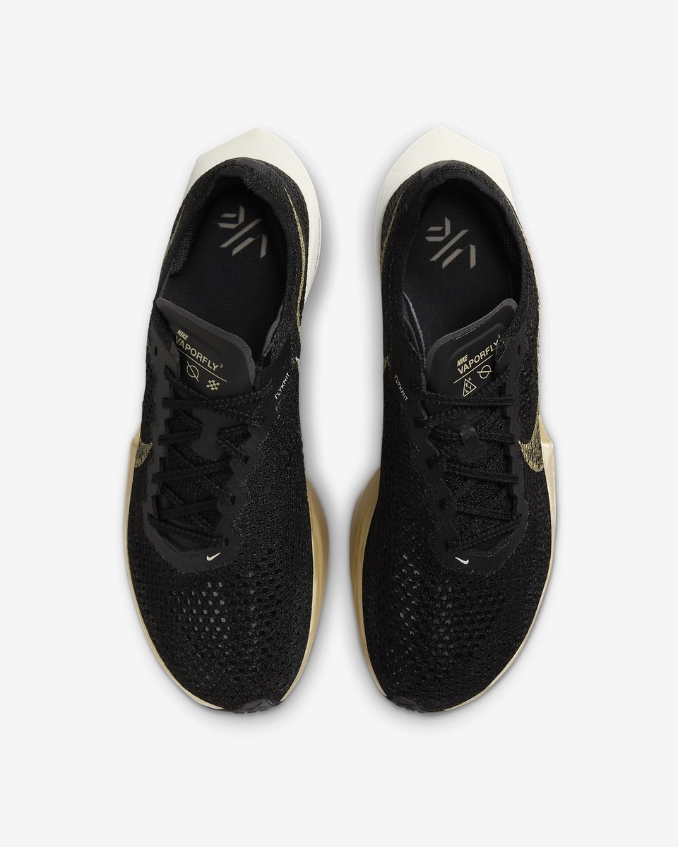Size 7.5 - Nike ZoomX VaporFly Next% 3 Black Metallic Gold